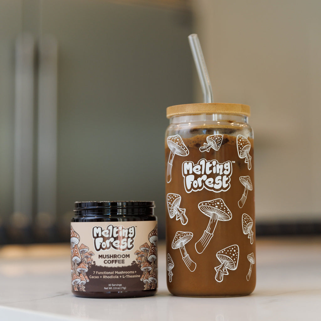 Melting Forest Mushroom Coffee and Cup